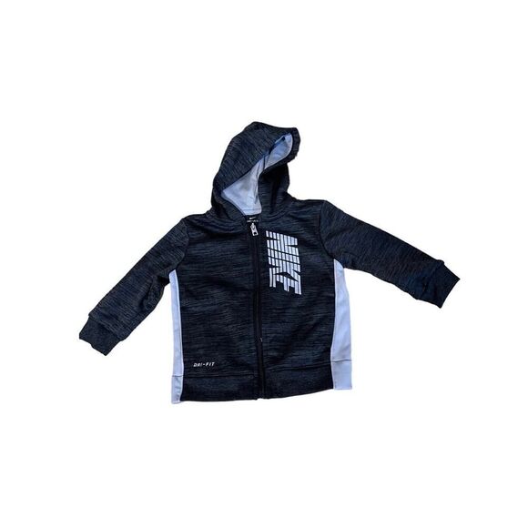 Nike Dri-Fit Zip Up Jacket Baby 18m Dark Gray - Picture 1 of 6